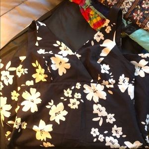 Blue & white tank dress - reversible!